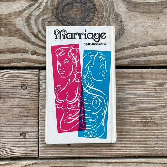 1968 Marriage: Pro and Con Peter Pauper Press Vintage Couples Romance Wedding - Picture 13 of 13